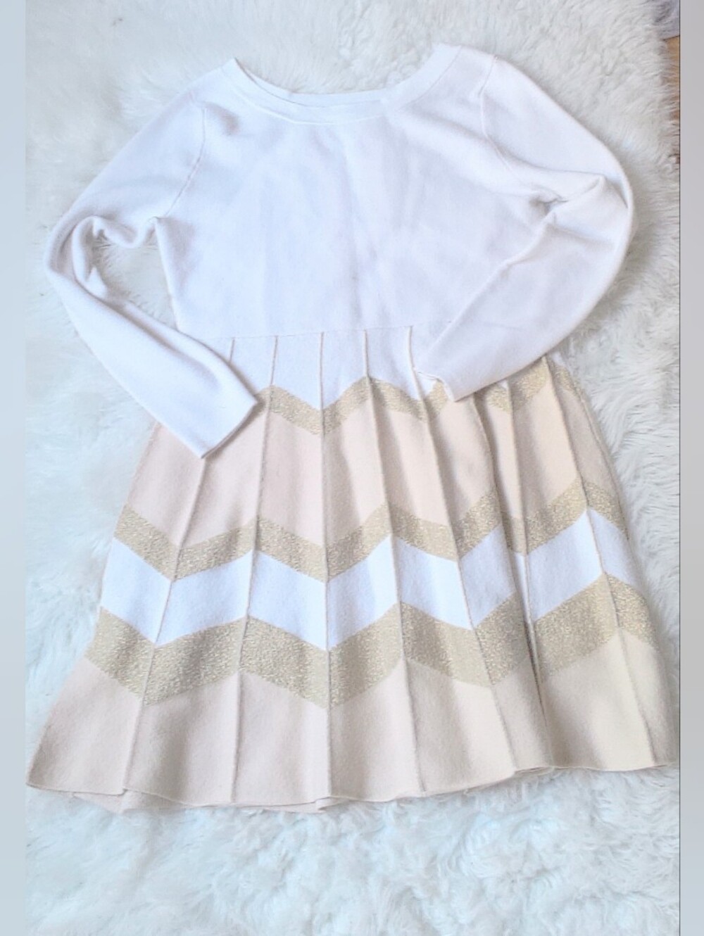 Cato Chevron Sweater Dress Size L